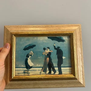 Jack Vettriano “The Singing Butler” | Framed Print | Vintage Laura Ashley Frame | Romantic Wall Art