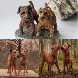 personalized custom dog   , ceramic dog , sculpture dog, dog statue, dog figure, dog gift, dog lover gift,