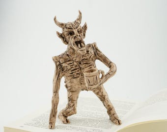 Absurdly sinister sculptures Creepy statues creepy demon statues Author's handmade