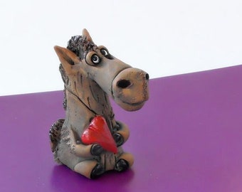 ceramic horse, horse decor, figurines horse, sculpture horse , horse statue, sculpture decor, horse figure, dollhouse animal, animal statue