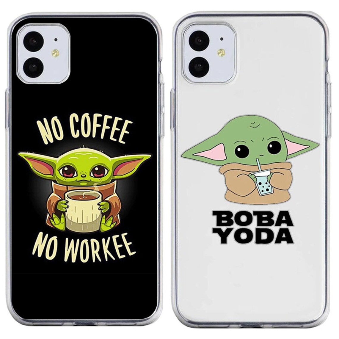 Baby Yoda Phone Case Cute Lovely New Cover Transparent For Etsy