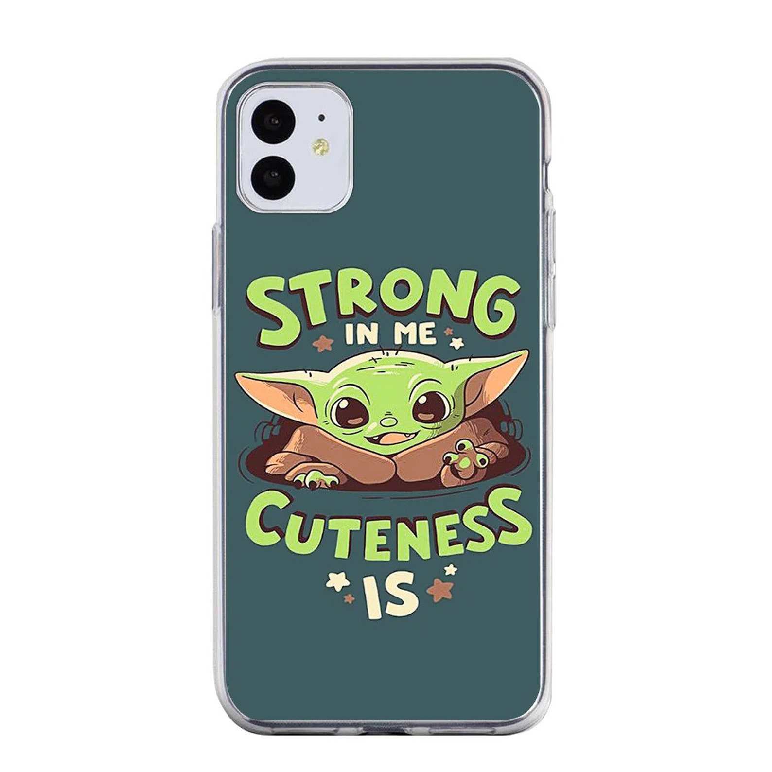Baby Yoda Phone Case Cute Lovely New Cover Transparent For Etsy