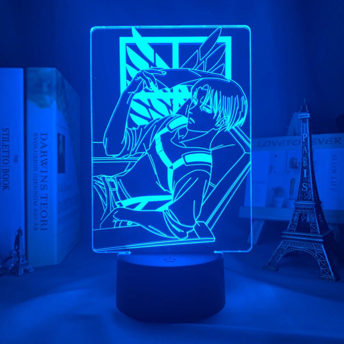 Acrylic 3d Lamp Anime LED Night Light Anime 3d Light Led | Etsy