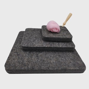 Naald vilten mat 3 grootte optie - nieuwe creatie - groot, midden, klein