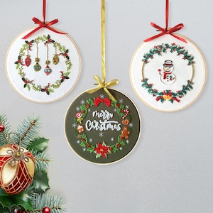 Christmas Embroidery Kit for Beginners Craft Kits for Adults Christmas Decoration - Personalized Gifts