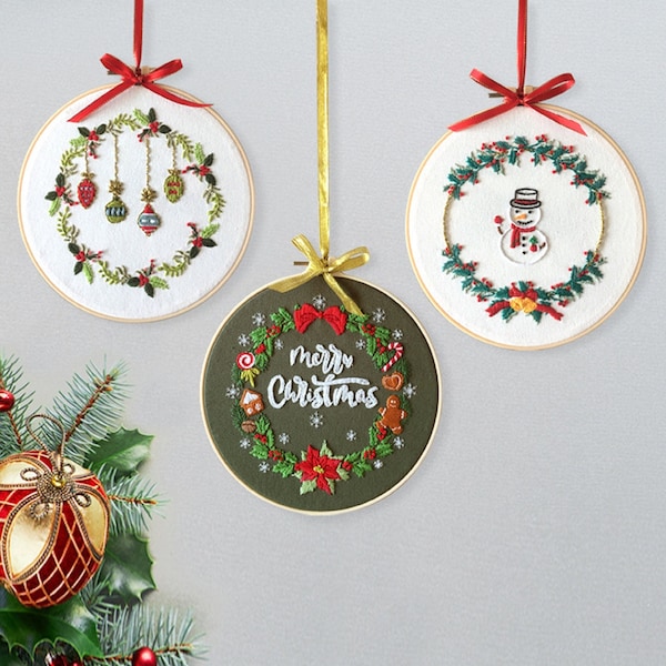 Christmas Embroidery Kit for Beginners Craft Kits for Adults Christmas Decoration - Personalized Gifts