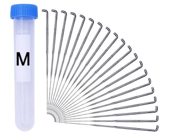 20 Pieces Needle Felting Needles Triangular Felting Tool -  8.6cm Length Felting Needles for Needle Felting Project