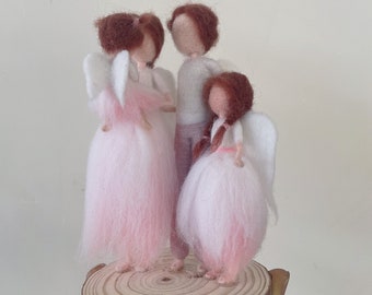 Fairy Family Needle Felting Kits Gift for Mom, Dad and Kids - Mother's Day Present- Friendly for Beginner