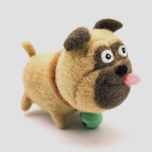 Pug Needle Felting Kits for Beginners DIY Craft Kits Gift for Mom