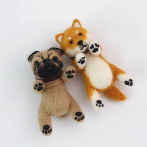 Puppy Needle Felting Kits for Mother's Day Gift, Include Everything to Make Craft Kit Height 4 inch