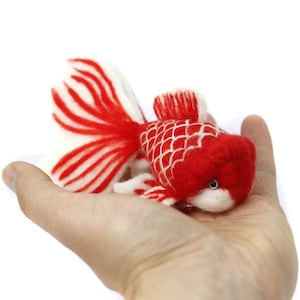 Kleiner Fisch Nadelfilz Kit für Anfänger 10cm - Muttertagsgeschenk