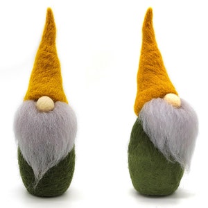 Gnomes Needle Felting Kit for Beginners Home Decor Craft, Christmas Gift, Wedding Gift, Needle Felting Supplies Include Everything to Make