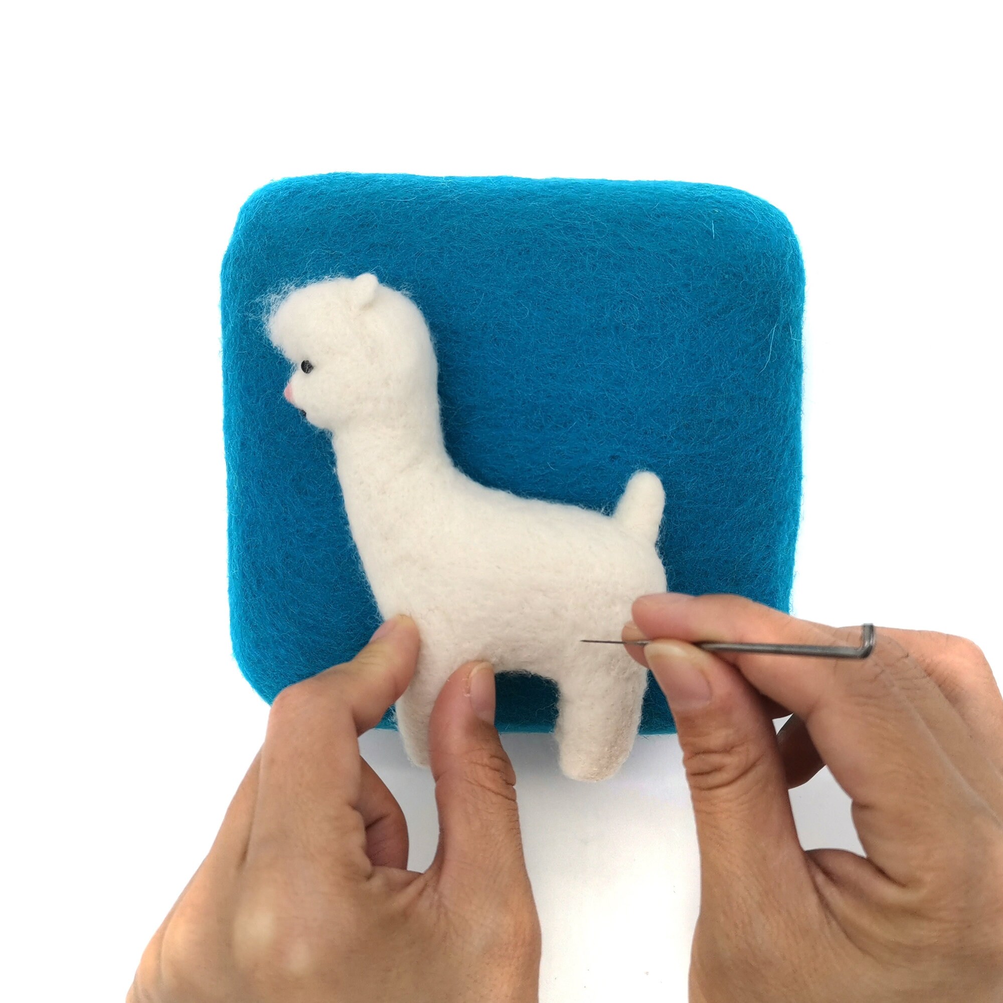 Woolen Felting Mat for Needle Felting Kit Handmade 6x6x2 inch Etsy