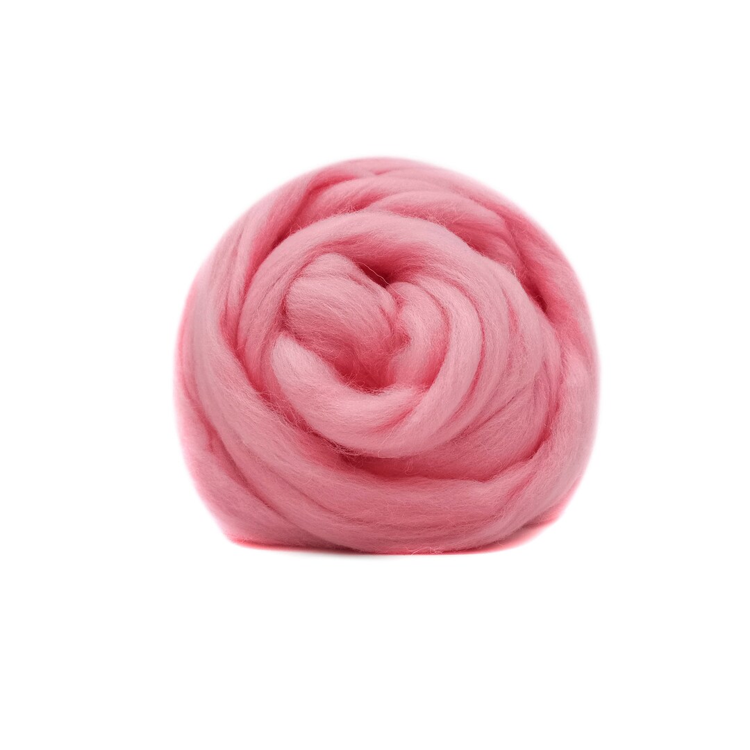 100g Pink Wool for Needle Felting Kit 3.5 Ounce 19 Microns Etsy