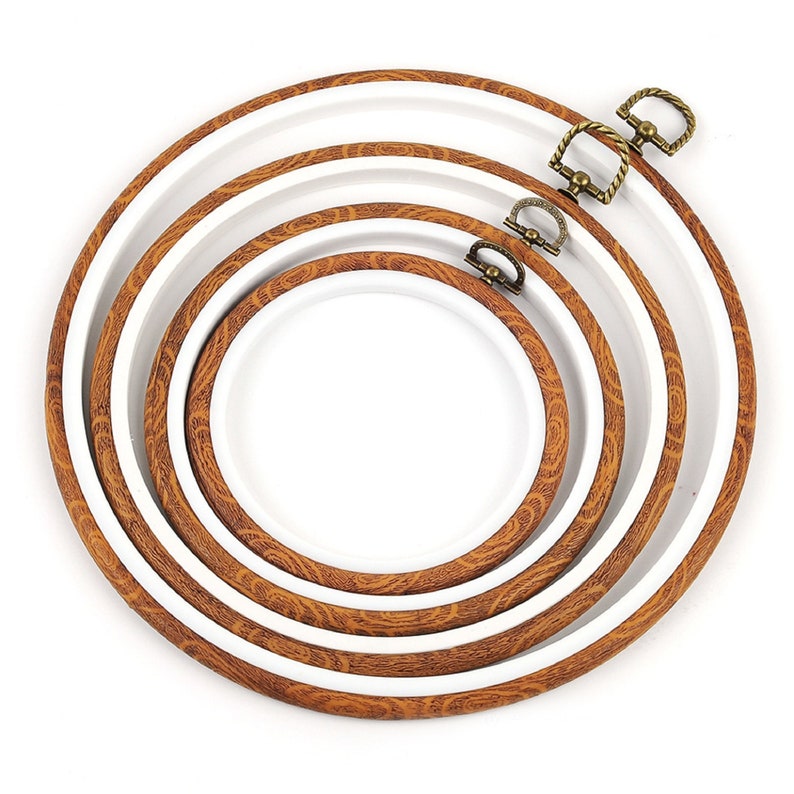 Retro Embroidery Hoop Rubber Design for Embroidery Kit Hoop Etsy