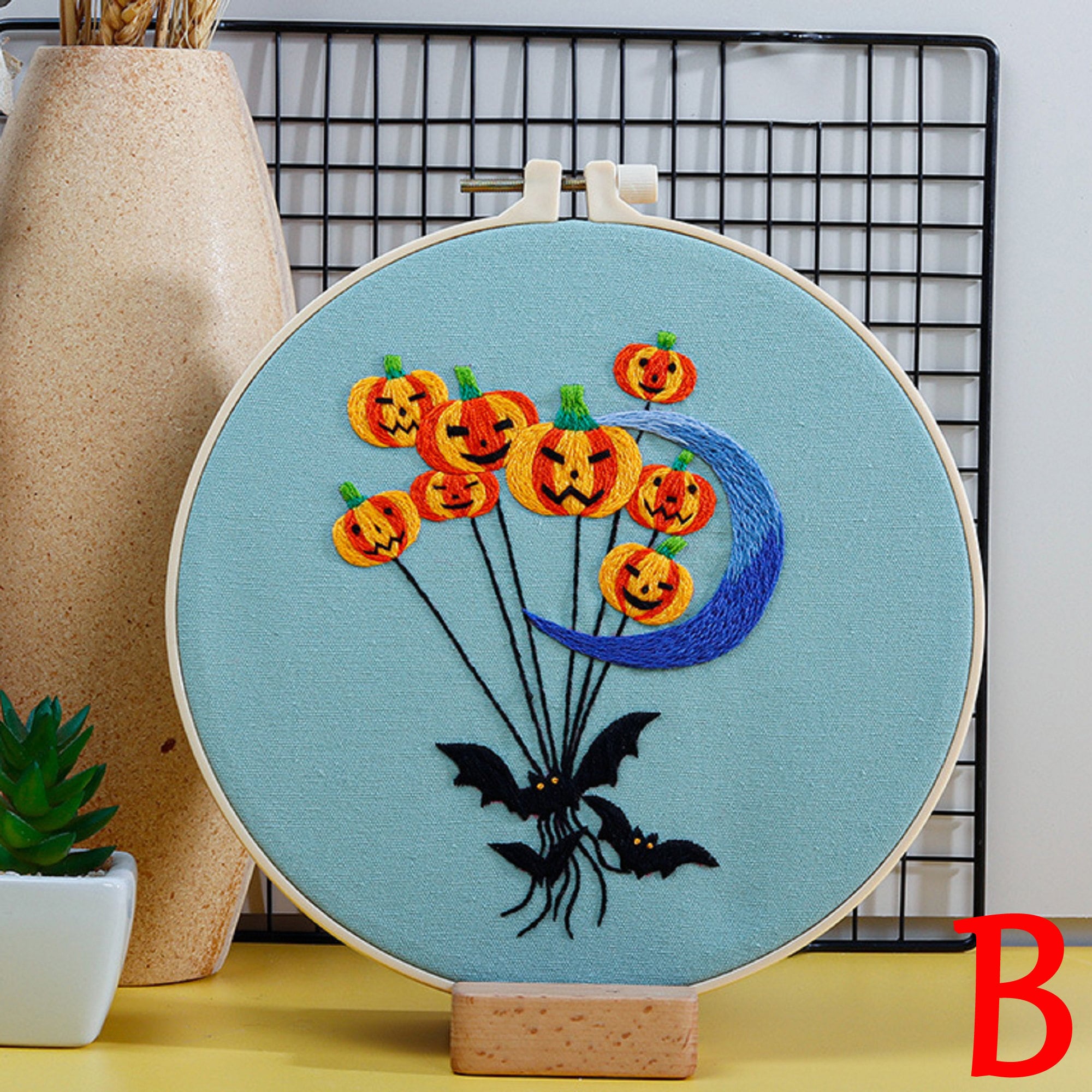 Halloween Embroidery Kit Halloween Decor Home Decor Gift Etsy