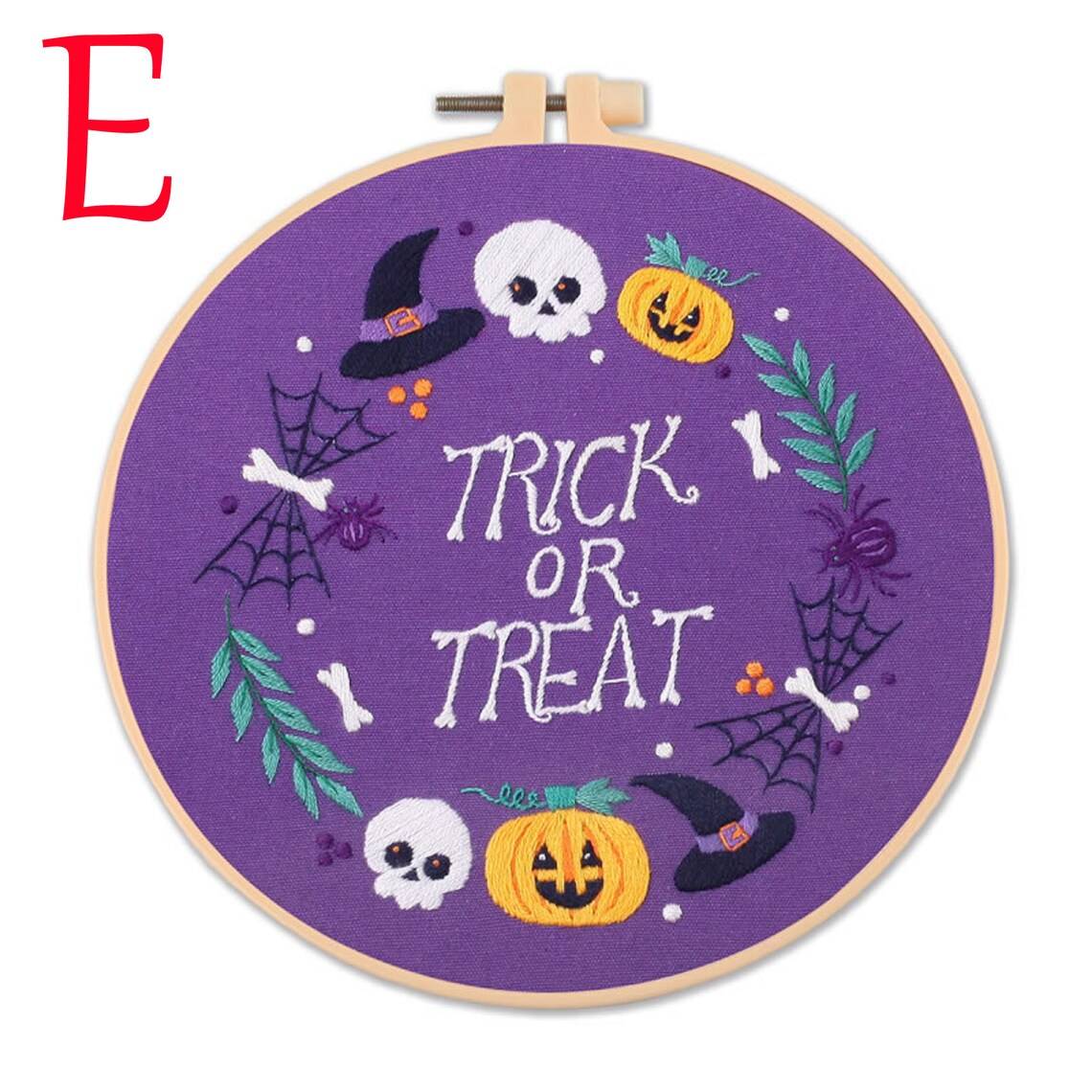 Halloween Embroidery Kit for Beginner Craft Kit Enough Etsy