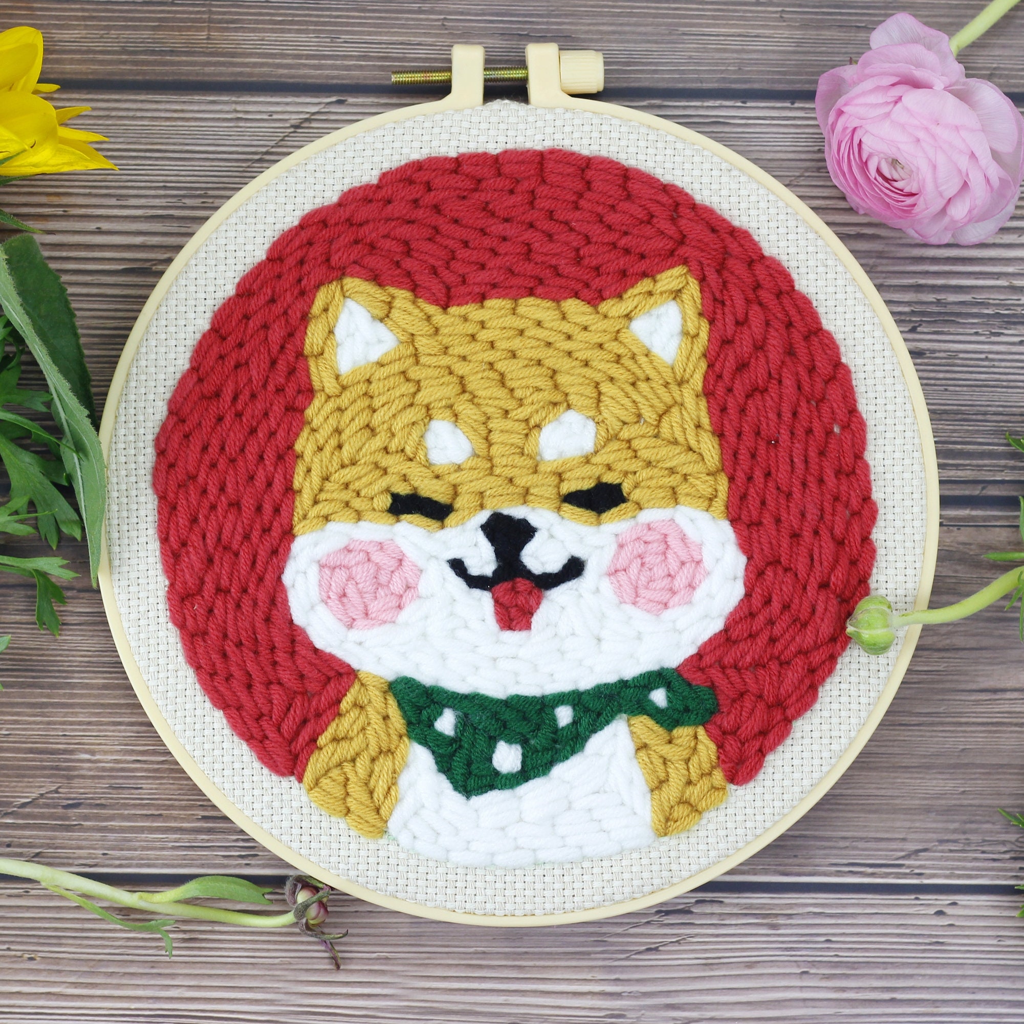 Corgi Punch Needle Kit for Beginners With Everything to Make ...