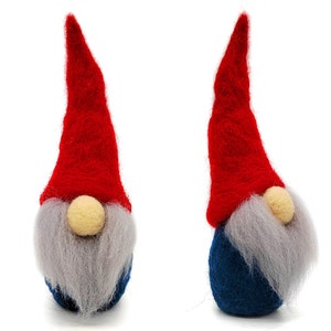 Gnomes Felting Kit for Beginners Christmas Gift, Wedding Gift, Home Decor Needle Felting Supplies Include Everything to Make