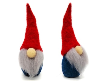 Gnomes Felting Kit for Beginners Christmas Gift, Wedding Gift, Home Decor Needle Felting Supplies Include Everything to Make