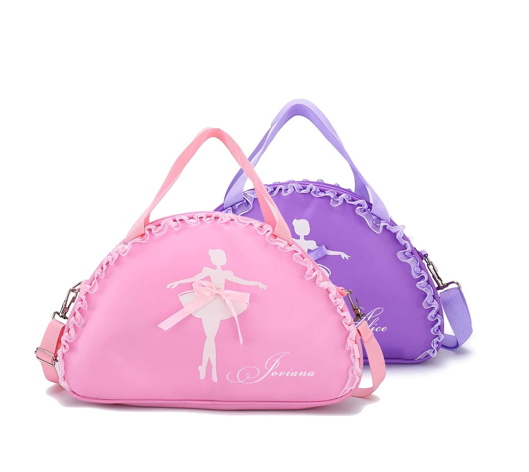 Dance Duffel Bag Custom Name Ballerina Bags Personalized Etsy
