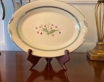 Vintage Syracuse Coralbel Pattern Oval 12” Serving Platter