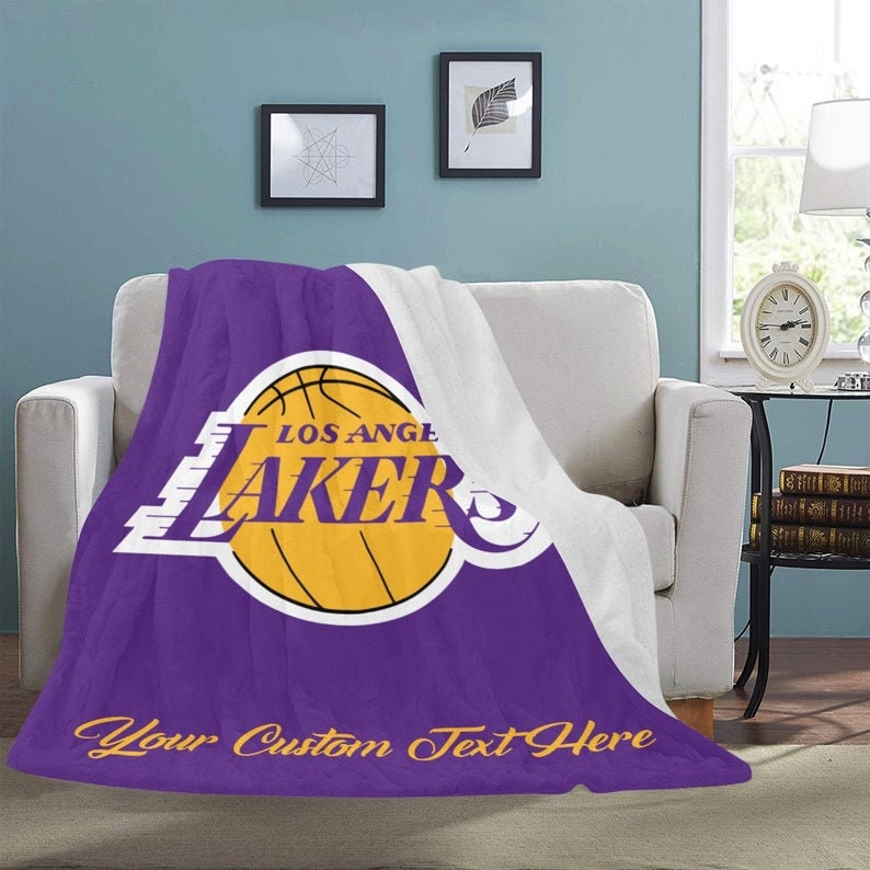Los Angeles Lakers Micro Fleece Blanket Brooklyn Nets Utah Etsy