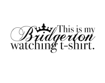 Bridgerton tittar på t-shirt SVG