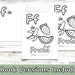 Spanish to English ABC Coloring Pages for Kids Printable Baby - Etsy