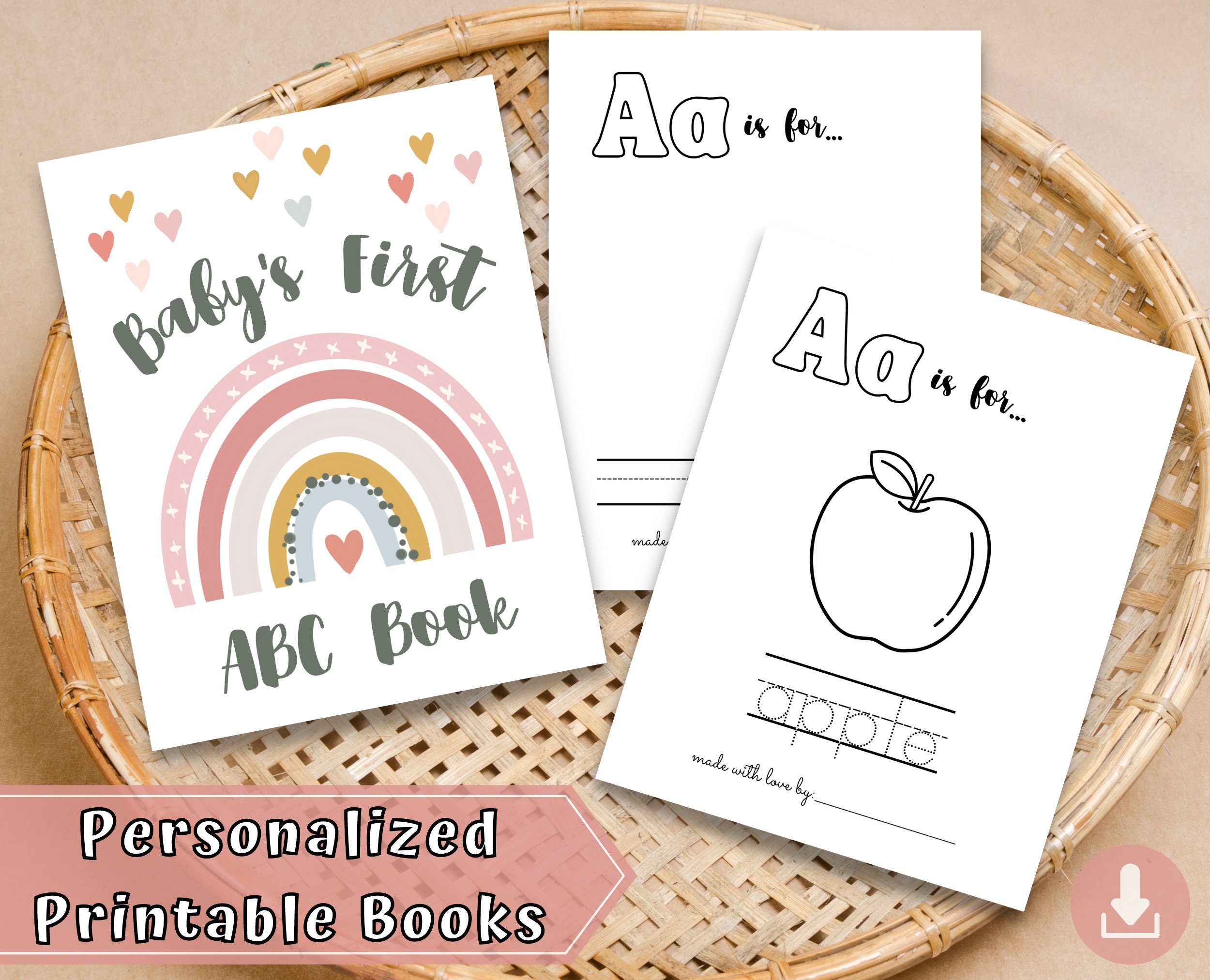 Baby Abc Coloring Pages