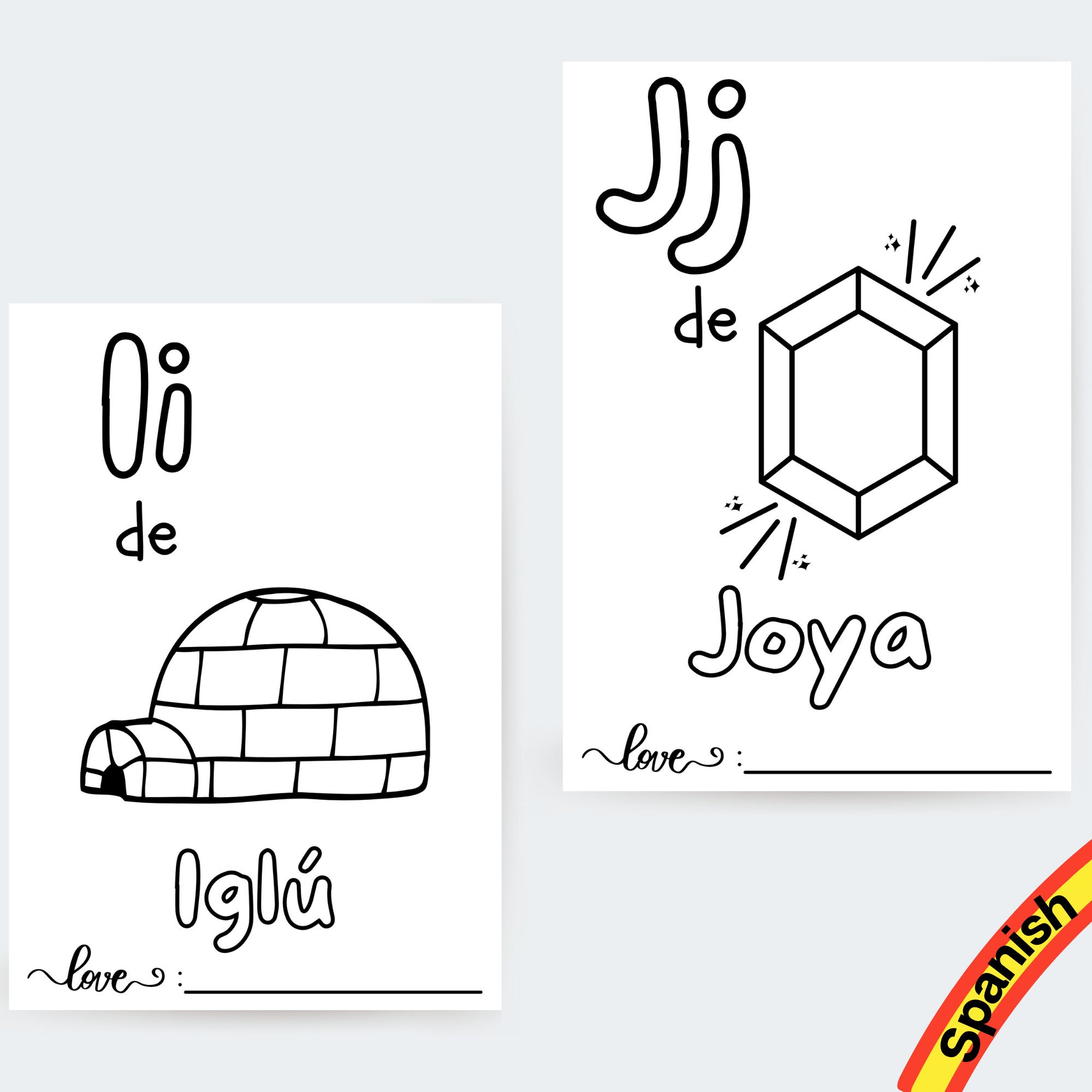 Spanish Baby Book Baby Shower Activity Personalized Baby Etsy