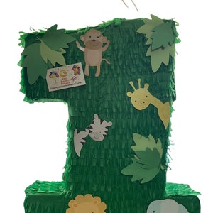 Number One Pinata Mexican Theme Colorful available Numbers 1-9 