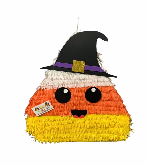 Candy Corn Witch Hat Pinata - Custom Party Pinatas 