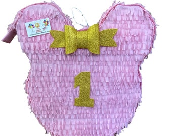 Pinata Mouse girl with number