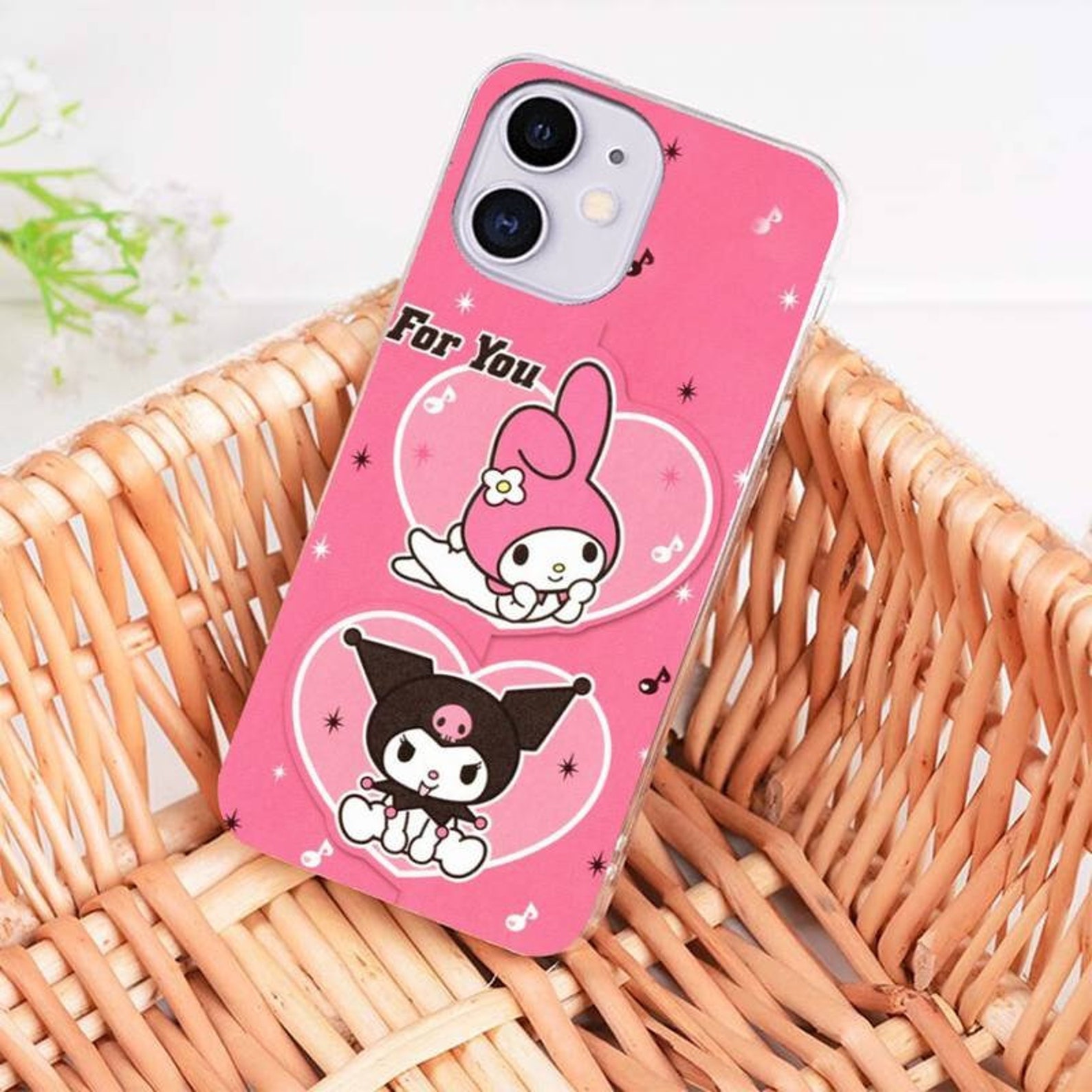 My Melody Phone Case My Melodies Cute Bunny Phone Case Etsy