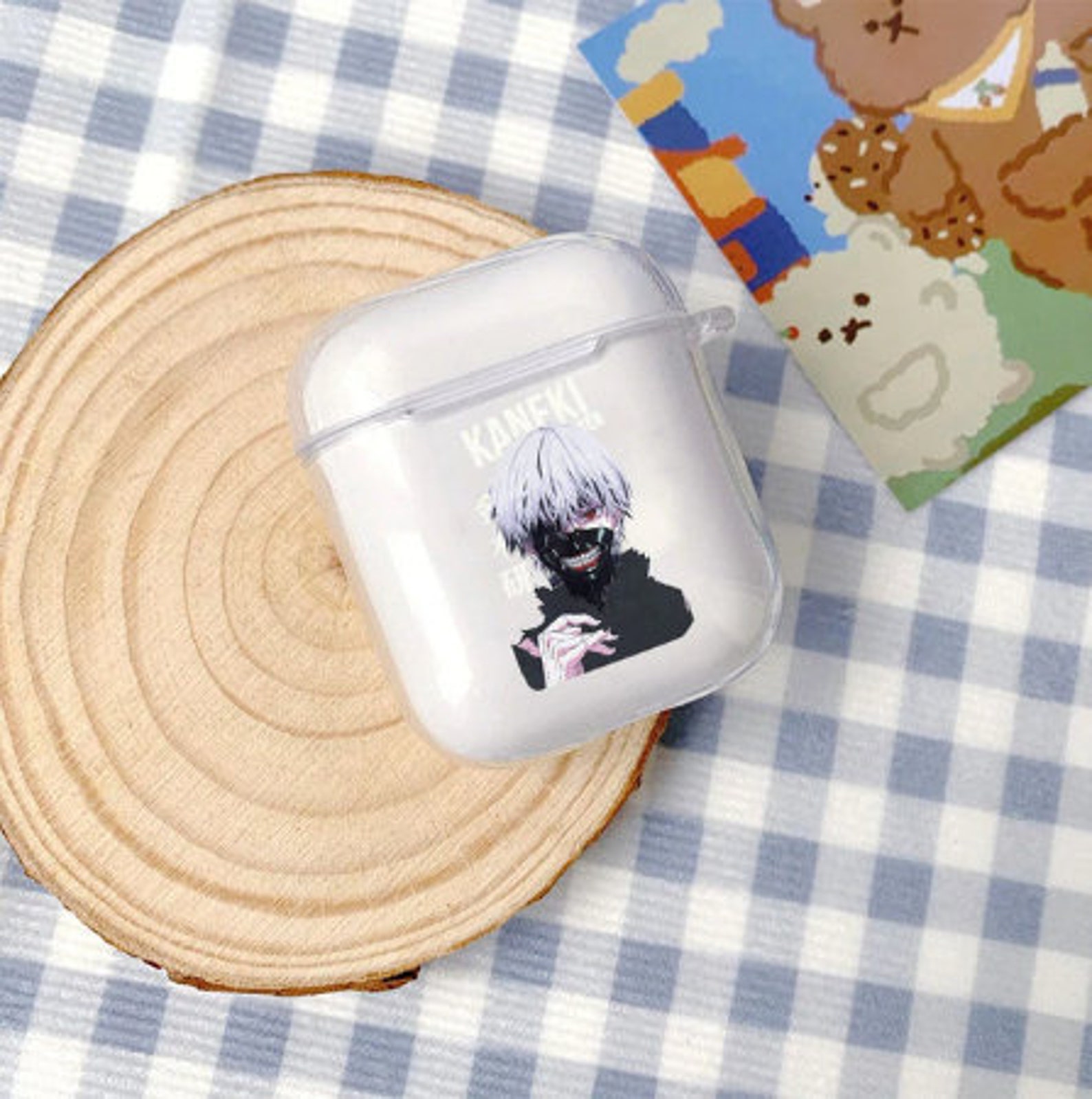 Tokyo Ghoul Airpod Case Japan Tokyo Ghoul Anime Kaneki Ken Etsy