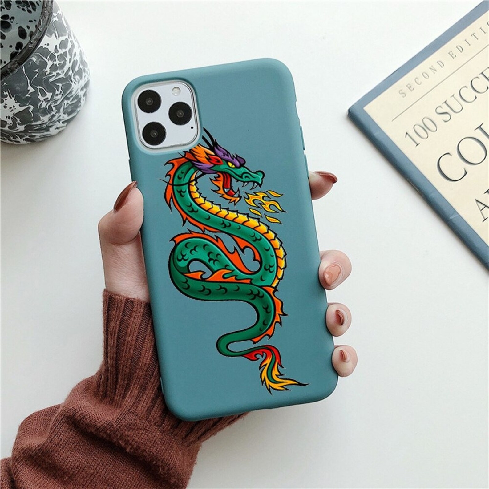 Dragon Phone Case Mode Dier Telefoon Case Voor For iPhone 12 Etsy