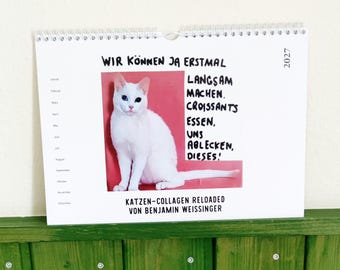 Neuer Wandkalender: Katzen-Collagen RELOADED