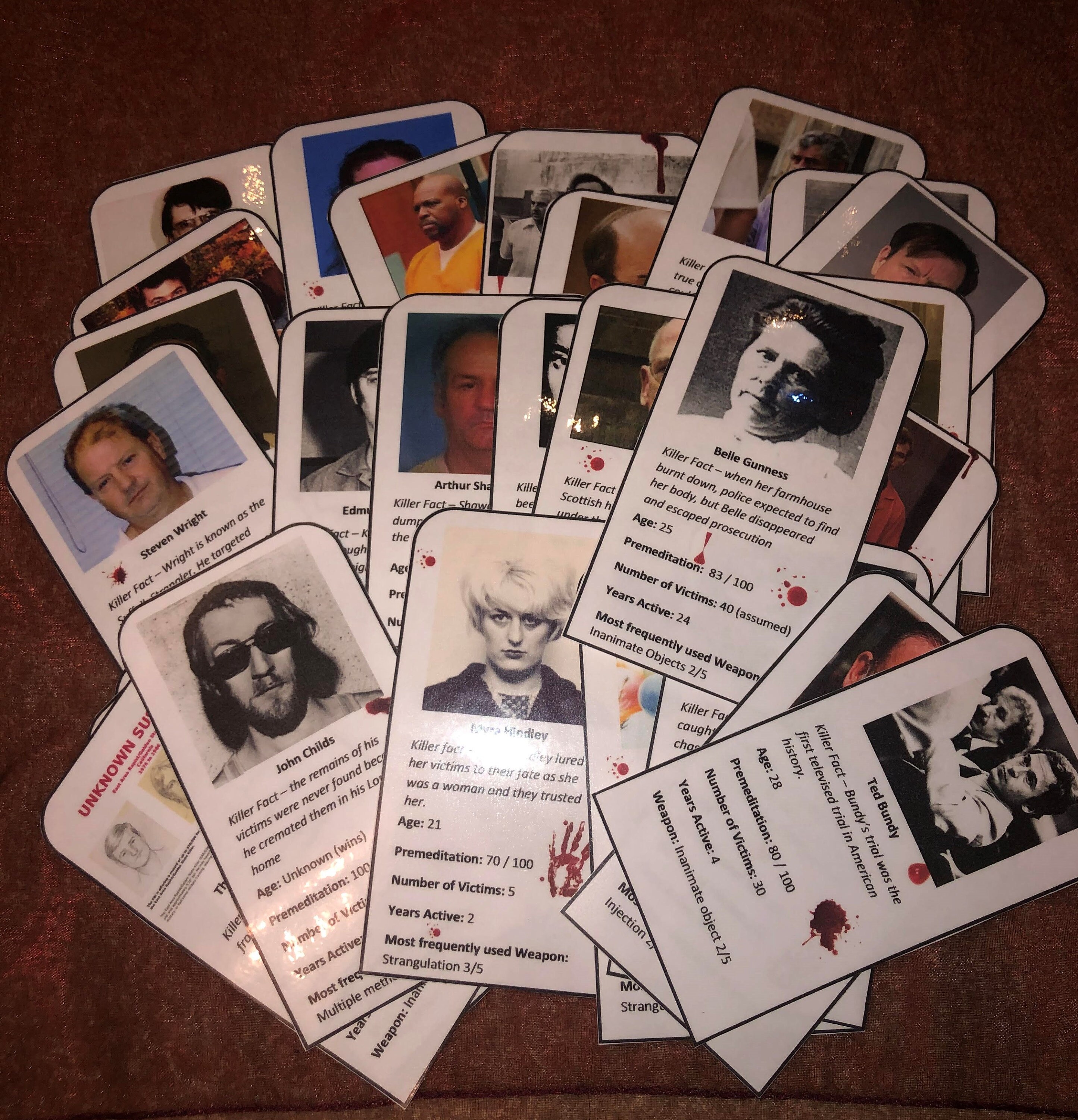 Serial Killer Top Trumps - Etsy Ireland