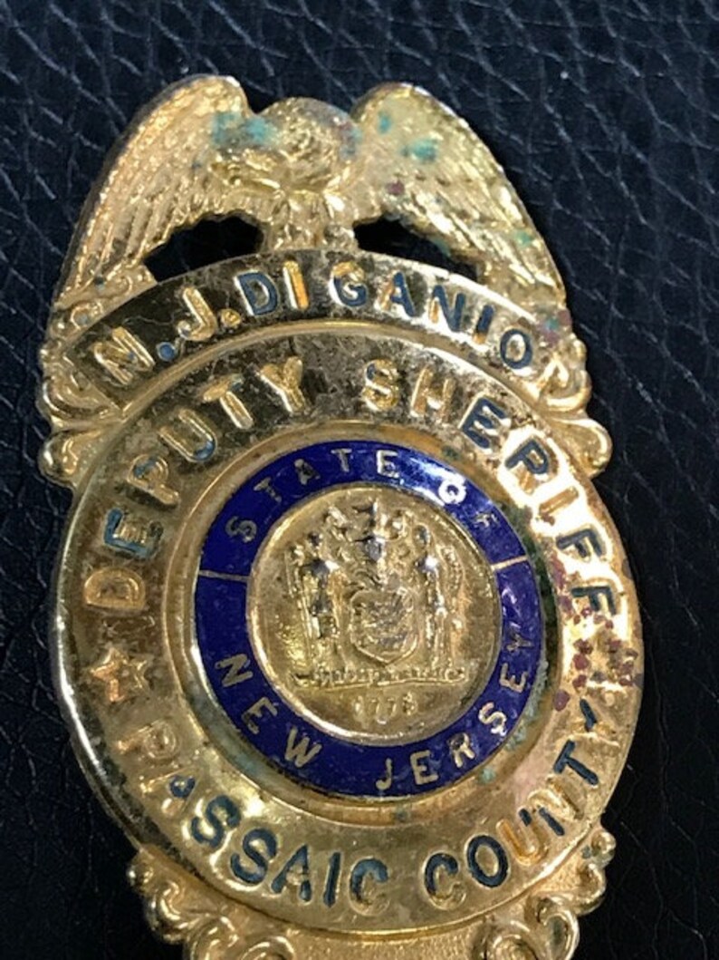 new-jersey-deputy-sheriff-passaic-county-badge-with-name-etsy