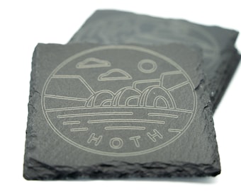 Star Wars Inspired Slate Drink Coaster Planet Set #1