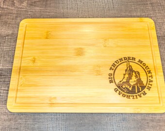 Big Thunder Mountain Inspired Cutting and Charcuterie board