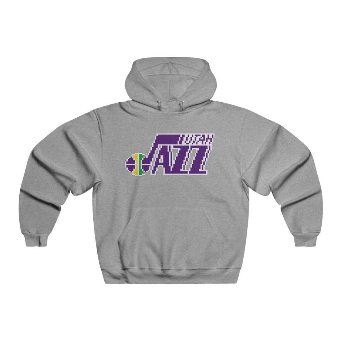 Utah Jazz Basketball NBA Jam Hoodie Sweatshirt Etsy