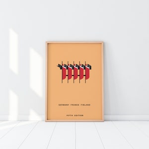 Exhibition Print | Mid Century Modern Print | Minimalist Decor | Modern Print | Vintage Poster Art | Office Interior | Bauhaus Print