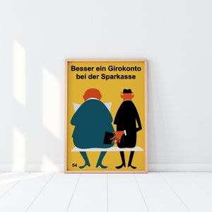 Two man | Matchbox | Abstract Art | Retro Art Decor | Mid Century Art | Kids Illustration | Kids Room Decor | Mother Day | Gifts for Her/Him