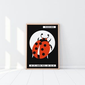 Ladybug - Matchbox Poster Print