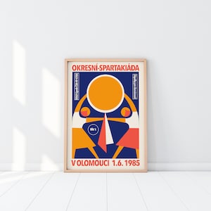 Abstract Art | Mid Century Modern Print | Art Print | Matchbox Art | Vintage Label Print | Kids room Interior | Retro | Illustration
