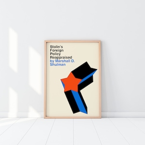 Mid Century Modern Print | Graphics Design | Star Art | Contemporary Art | Minimalist Interior | Typography Print | Abstract Illustration