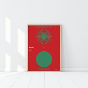 Mid Century Modern Print | Gift for designers | Gift for students | Modern Art | Minimalist Interior | Classic Art | Abstract Illustration
