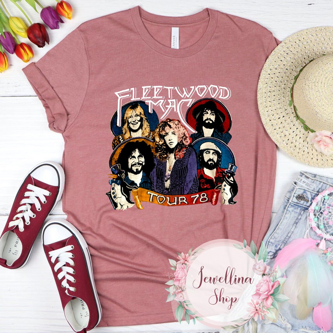 Fleetwood Mac Tour 1978 TShirt Rock Band TShirt Music Etsy